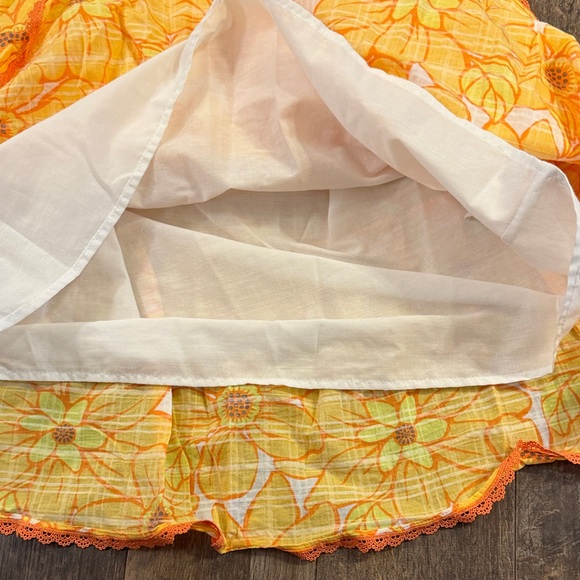 Rachel Zoe Yellow and Orange Floral Kids Dress - Picture 4 of 11